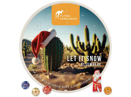 Product image Adventskalender rund Lindt bedrucken
