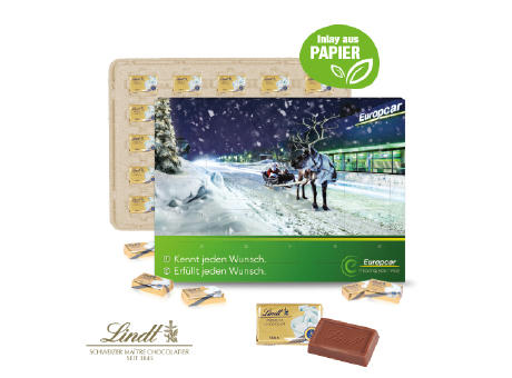 Product image Wand-Adventskalender Lindt "Select Edition", Inlay aus Papier bedrucken