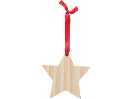Product image Weihnachtsbaumanhänger aus Holz Caspian bedrucken