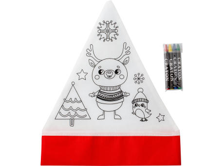 Product image Weihnachtsmütze aus Non-Woven (80 gr/m²) Maryse bedrucken