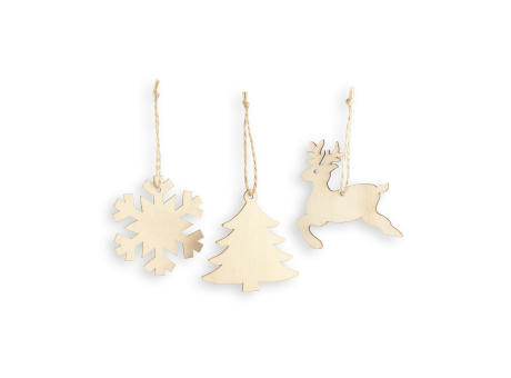 Product image FLAKE. Weihnachtsfiguren zum Aufhängen bedrucken