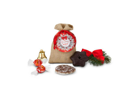 Geschenkset / Präsenteset: Süßes Weihnachtssäckchen bedrucken