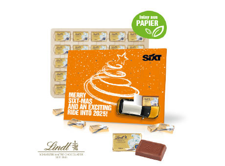 Product image Tisch-Adventskalender Lindt "Select Edition", Inlay aus Papier bedrucken